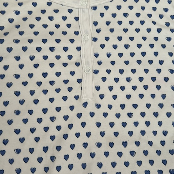 Roller Rabbit Blue Heart Top - Size M - NWT - Picture 3 of 5